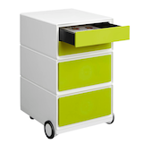 Artikelbild 1 für PAPERFLOW easyBox Rollcontainer weiß, grün 4 Auszüge 39,0 x 43,6 x 64,2 cm, Artikelnummer 170807