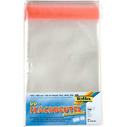 Artikelbild 22 für 100 folia Druckverschlussbeutel Flachbeutel 38 my 12,5 x 16,2 cm, Artikelnummer 962474