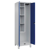 Artikelbild 1 für CP Putzmittelschrank Classic Plus 080110-00 S10018 enzianblau, lichtgrau 60,0 x 50,0 x 195,0 cm, aufgebaut, Artikelnummer 175119