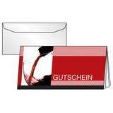 Artikelbild 1 für 10 SIGEL Gutscheine Vino Rosso DIN lang, Artikelnummer 847152