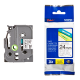 Artikelbild 1 für brother Schriftband TZe-151 TZE151, 24 mm schwarz auf transparent, Artikelnummer 653097