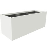 Artikelbild 1 für fm Pflanzkübel Plant Holz weiß rechteckig 106,2 x 40,0 cm, Artikelnummer 268973