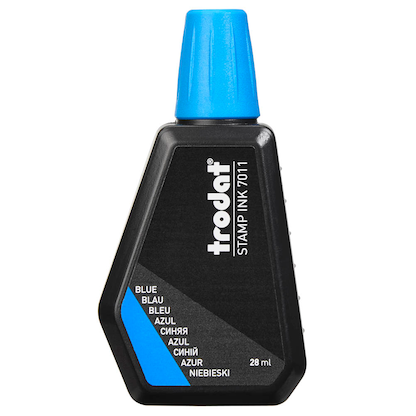 Artikelbild für trodat Stempelfarbe Colour 7011 blau 28,0 ml, Artikelnummer 811232