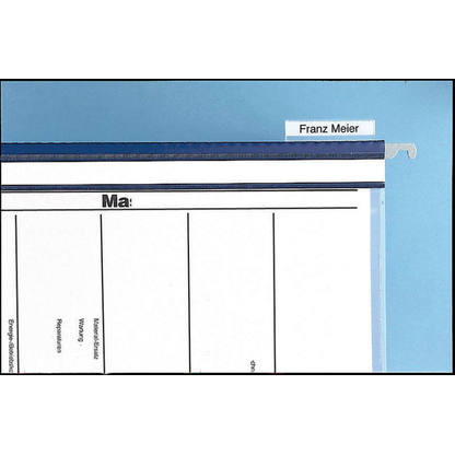 Artikelbild 2 für DURABLE Personalhefter Kunststoff blau 5 x kaufmännische Heftung, Artikelnummer 334318