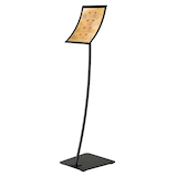 Artikelbild 1 für update displays Infoständer Konkav schwarz DIN A4, Artikelnummer 316955