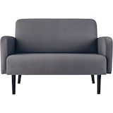 Artikelbild 1 für meet powered by PAPERFLOW 2-Sitzer Sofa LISBOA grau schwarz Stoff, 1 St., Artikelnummer 850937