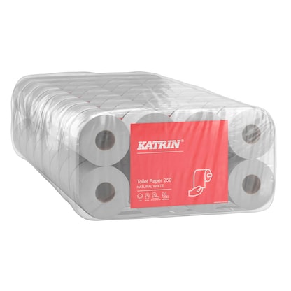 Artikelbild 3 für KATRIN Toilettenpapier 250 2-lagig Recyclingpapier, 64 Rollen, Artikelnummer 190197