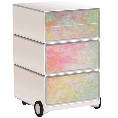 Artikelbild für PAPERFLOW easyBox Colour Rollcontainer weiß, bunt 4 Auszüge 39,0 x 43,6 x 64,2 cm, Artikelnummer 215586