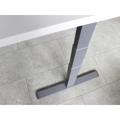 Artikelbild 5 für BaseLite elektrisch höhenverstellbarer Schreibtisch grafit rechteckig, T-Fuß-Gestell silber 180,0 x 80,0 cm, Artikelnummer 271058