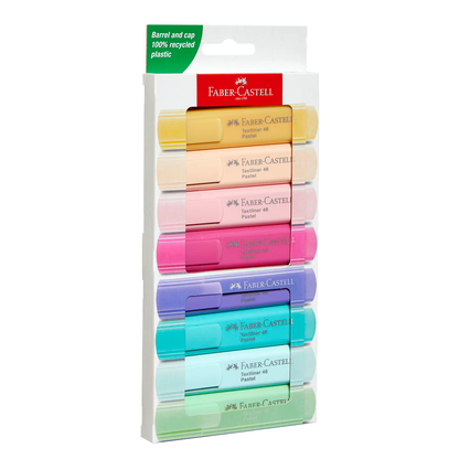 Artikelbild für FABER-CASTELL TL 46 Pastell Textmarker farbsortiert, 8 St., Artikelnummer 274286