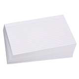 Artikelbild 1 für Karteikarten DIN A5 weiß liniert, 100 St., Artikelnummer 432435