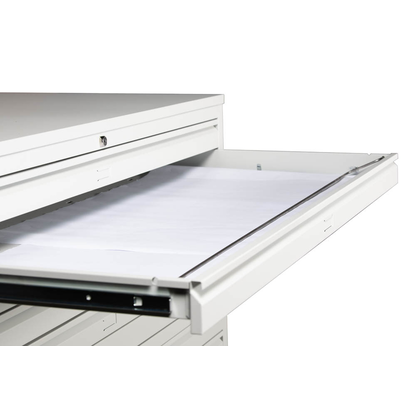 Artikelbild 6 für Gürkan Planschrank lichtgrau 5 Schubladen 140,0 x 95,0 x 53,0 cm, Artikelnummer 564462