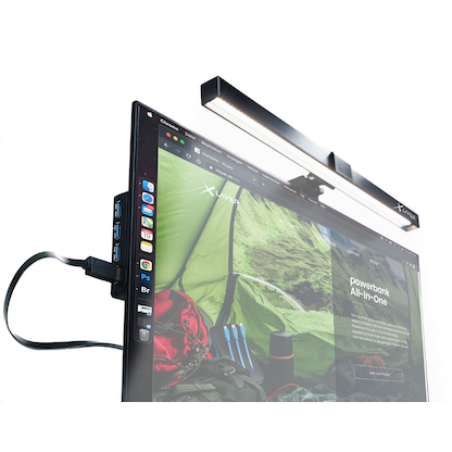 Artikelbild für XLAYER Monitor-Lampe schwarz 6 W, Artikelnummer 470413
