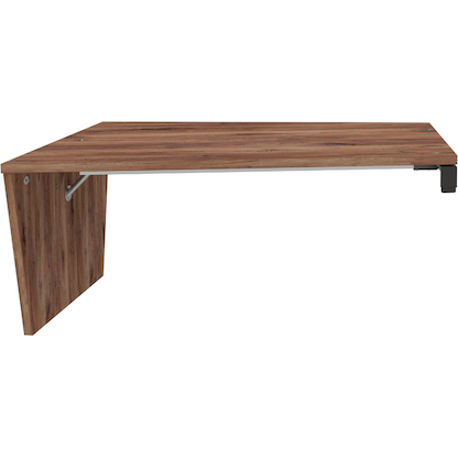 Artikelbild 11 für röhr quantum Schreibtisch eiche Trapezform, Wangen-Gestell grau 176,3/180,0 x 80,0/100,0 cm, Artikelnummer 722601