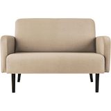 Artikelbild 1 für meet powered by PAPERFLOW 2-Sitzer Sofa LISBOA elfenbein schwarz Stoff, 1 St., Artikelnummer 851002