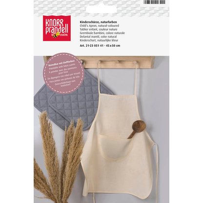 Artikelbild 2 für BRUNNEN unisex Kinder-Malschürze weiß Einheitsgröße 1 St., Artikelnummer 926131