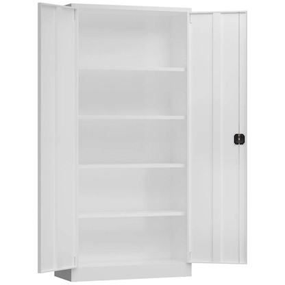 Artikelbild für ClassiX Metallschrank X-530347 signalweiß 92,0 x 42,0 x 194,5 cm, aufgebaut, Artikelnummer 184487