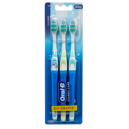 Artikelbild für 3 Oral-B CLASSIC CARE Zahnbürsten, Artikelnummer 273597