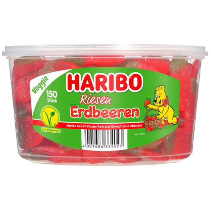 Artikelbild 2 für HARIBO RIESEN ERDBEEREN Fruchtgummi 150 St., Artikelnummer 833863
