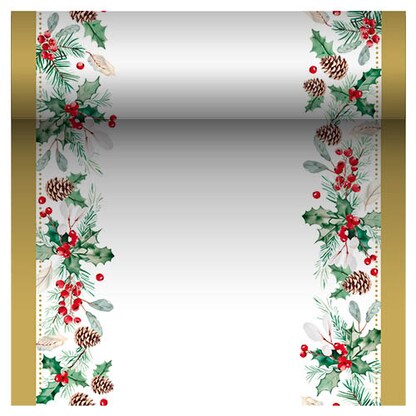Artikelbild 12 für PAPSTAR Tischläufer Mistletoe and Pinecone 37231 mehrfarbig 40,0 cm x 24,0 m, Artikelnummer 556153