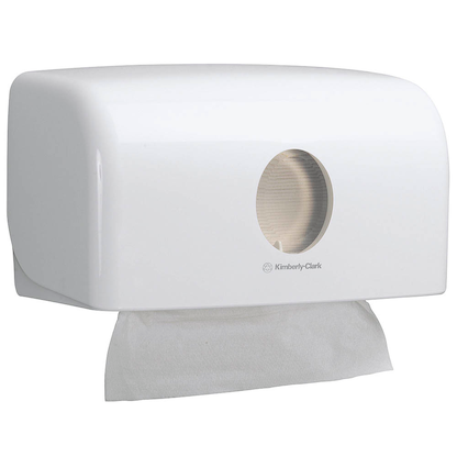 Artikelbild für Aquarius® Papierhandtuchspender 6956 weiß Kunststoff, Artikelnummer 315960