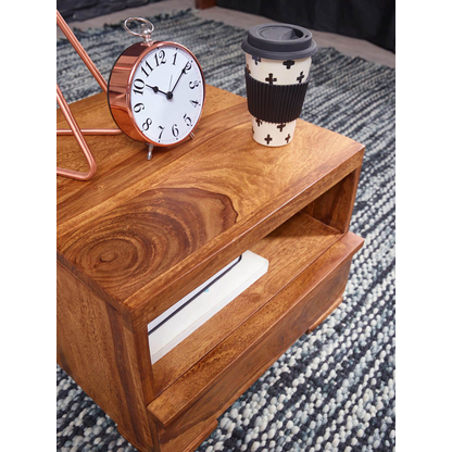Artikelbild 7 für WOHNLING Nachttisch Massivholz sheesham 40,0 x 40,0 x 30,0 cm, Artikelnummer 904884