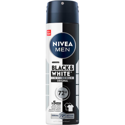 Artikelbild für NIVEA MEN Black & White Invisible Original Deo-Spray 150,0 ml, Artikelnummer 609451