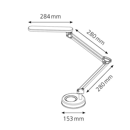 Artikelbild 4 für Hansa LED 4 Stars Schreibtischlampe schwarz 7 W, Artikelnummer 330175