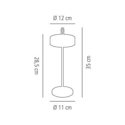 Artikelbild 4 für APS CLEO LED-Akku-Tischleuchte mint 2,5 W, Artikelnummer 650969
