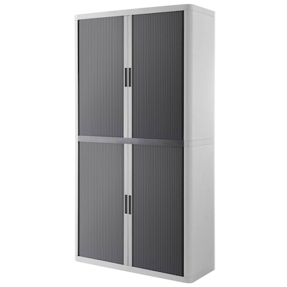 Artikelbild 3 für PAPERFLOW easyOffice Rollladenschrank weiß, anthrazit ohne Fachböden 110,0 x 41,5 x 204,0 cm, Artikelnummer 146902