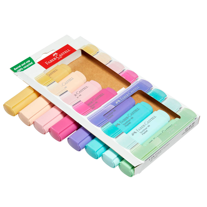Artikelbild 15 für FABER-CASTELL TL 46 Pastell Textmarker farbsortiert, 8 St., Artikelnummer 274286