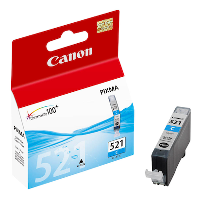 Artikelbild 14 für Canon CLI-521 C cyan Druckerpatrone, Artikelnummer 255091