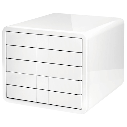 Artikelbild 3 für HAN Schubladenbox iBox weiß 1551-12, DIN A4 mit 5 Schubladen, Artikelnummer 504019