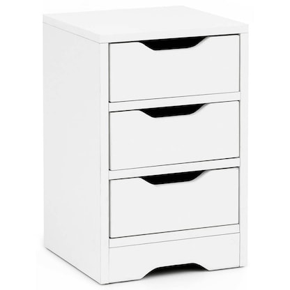 Artikelbild 1 für WOHNLING Nachttisch weiß 31,0 x 31,0 x 49,0 cm, Artikelnummer 907313