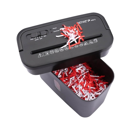 Artikelbild 11 für GENIE 440 X Aktenvernichter mit Partikelschnitt P-4, 4 x 38 mm, bis 4 Blatt, schwarz, Artikelnummer 220289