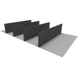 Artikelbild 1 für fm Trennstege schwarz 4 St., Artikelnummer 853483