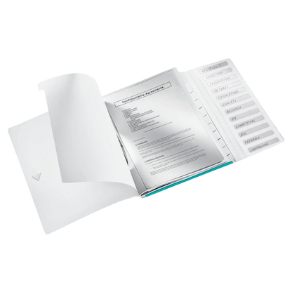 Artikelbild 3 für AKTION: LEITZ Ordnungsmappe WOW 4634 12 Fächer blau mit Prämie nach Registrierung, Artikelnummer 400046