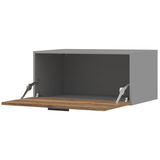 Artikelbild 1 für röhr Wandregal quantum grau, eiche 80,0 x 41,9 x 36,0 cm, Artikelnummer 722647