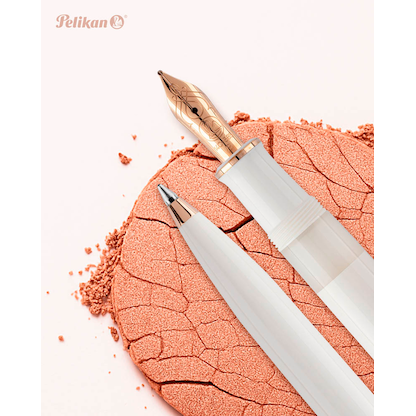 Artikelbild 12 für Pelikan Souverän M600 Kolbenfüller weiß/rose-gold F (fein), Artikelnummer 688749