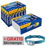 Artikelbild 1 für AKTION: 36 VARTA Batterien LONGLIFE Power Cube Micro AAA 1,5 V + GRATIS VARTA Stirnlampe Outdoor H10 Pro, Artikelnummer 675514