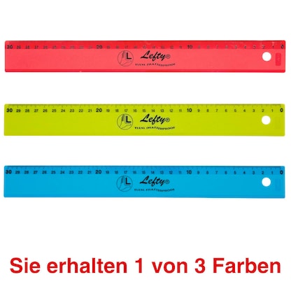 Artikelbild 6 für KUM Lineal L3 Flexi® TB Lefty® 30,0 cm, farbsortiert, Artikelnummer 650519