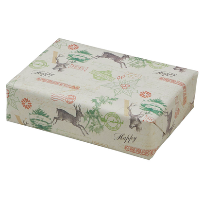 Artikelbild 3 für JUNG SCHÖNER VERPACKEN Geschenkpapier Yorkshire Hirsch mehrfarbig, 20,0 m, Artikelnummer 184587