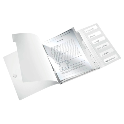 Artikelbild 3 für LEITZ Ordnungsmappe WOW 4633 6 Fächer weiß, Artikelnummer 899935