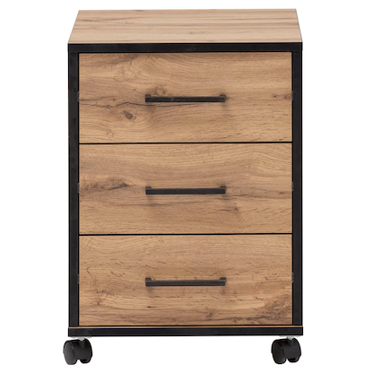 Artikelbild 7 für MÖBELPARTNER 2000 Rollcontainer landhaus-eiche 3 Auszüge 40,2 x 39,0 x 57,0 cm, Artikelnummer 183952