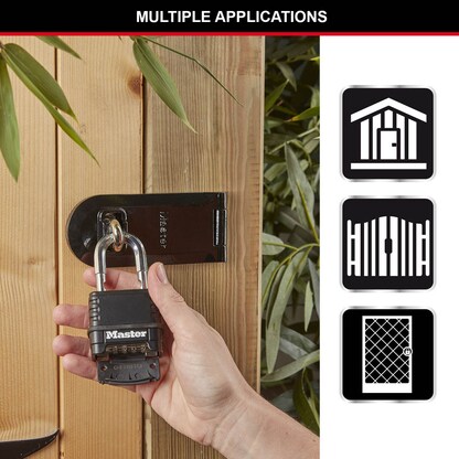 Artikelbild 5 für Master Lock® Vorhängeschloss M178EURD schwarz, Artikelnummer 727592