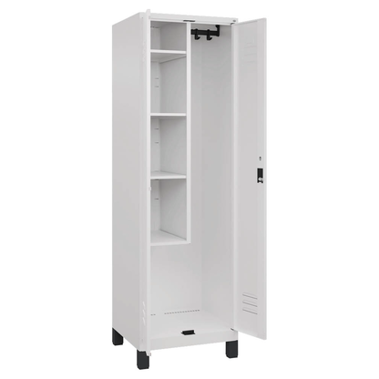Artikelbild für CP Putzmittelschrank Classic Plus 080110-00 S10035 verkehrsweiß 60,0 x 50,0 x 195,0 cm, aufgebaut, Artikelnummer 175629