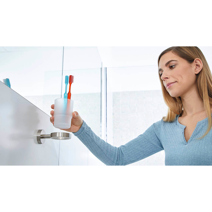 Artikelbild 10 für tesa Zahnputzbecher MOON silber, weiß, Artikelnummer 554594