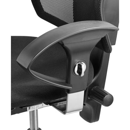 Artikelbild 3 für Topstar Bürostuhl Sitness® 15, ST19UG20 Stoff schwarz, Gestell chrom, Artikelnummer 462440