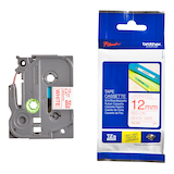 Artikelbild 1 für brother Schriftband TZe-232 TZE232, 12 mm rot auf weiß, Artikelnummer 653170