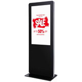 Artikelbild 1 für Showdown® Displays Digitales Totem abgerundet Infostele mit LED-Display, schwarz, 108,0 cm (43 Zoll), Artikelnummer 932764